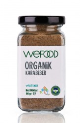 Wefood - Wefood Organik Karabiber Toz 80g