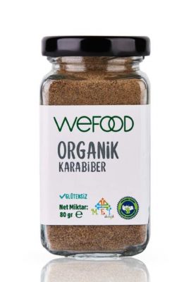 Wefood Organik Karabiber Toz 80g