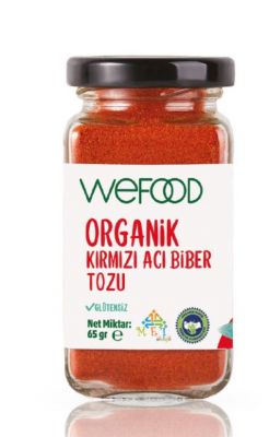 Wefood Organik Kırmızı Acı Biber Tozu 65g